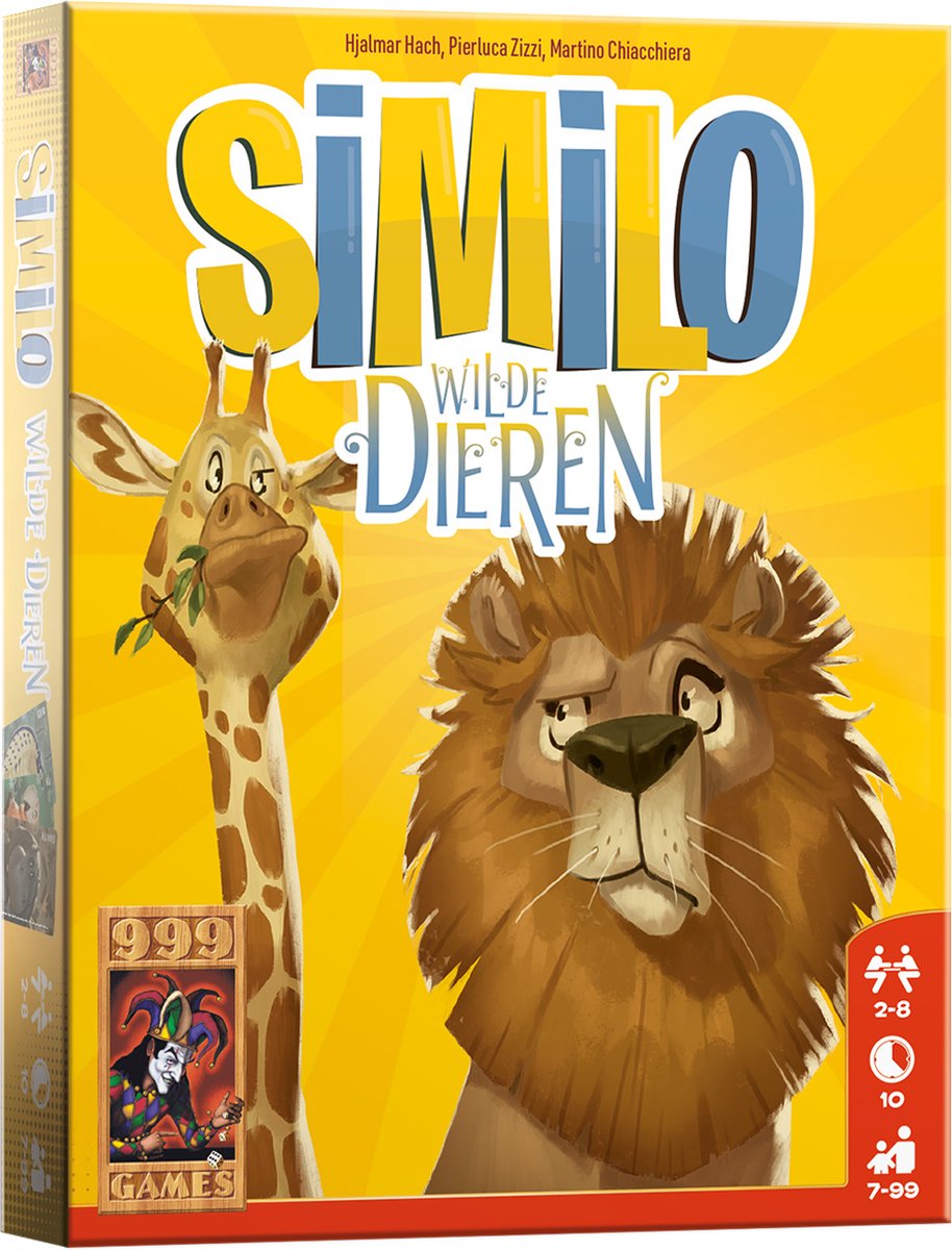 999Games 999 games similo: wild animals card game