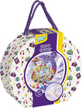 Totum knutselkoffer disco dans canvas schilderijtje maken - speelgoed meisjes - knutselen met gips home deco