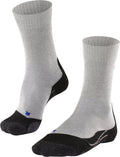 Falke tk2 cool anti-blaar dik lyocell functioneel materiaal wandelsokken heren grijs - maat 46-48