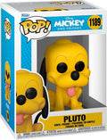 Funko mickey mouse - sensational 6 pop! pluto 9 cm verzamelfiguur - multicolours