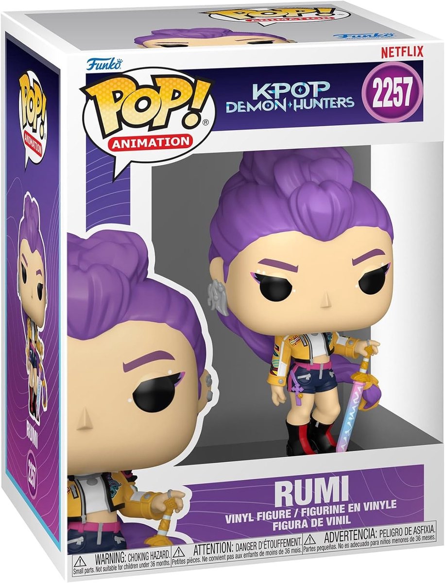 Funko pop animation: k-pop demon hunters - rumi - pop #2257
