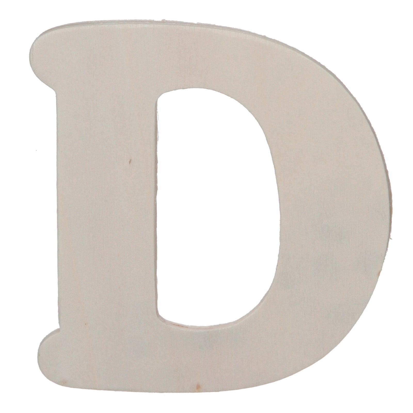 Darice • uitgesneden houten letter d 10,8cmx5mm