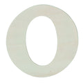Darice • uitgesneden houten letter o 10,8cmx5mm