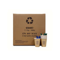 On my way recycle doos voor 1.000 koffiebekers incl. rasters zak (10 stuks)