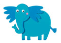 Darice • geschilderde houtvorm olifant