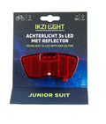 Ikzi light achterlicht drager junior 3xled