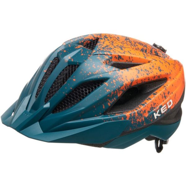 Ked fietshelm street jr. pro s (49-55 cm) - arcadia green orange matt