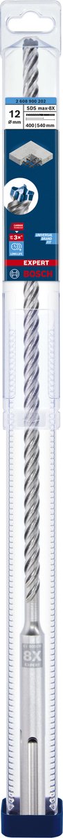 Bosch accessoires bosch expert sds max-8x hamerboor 12 x 400 x 540 mm