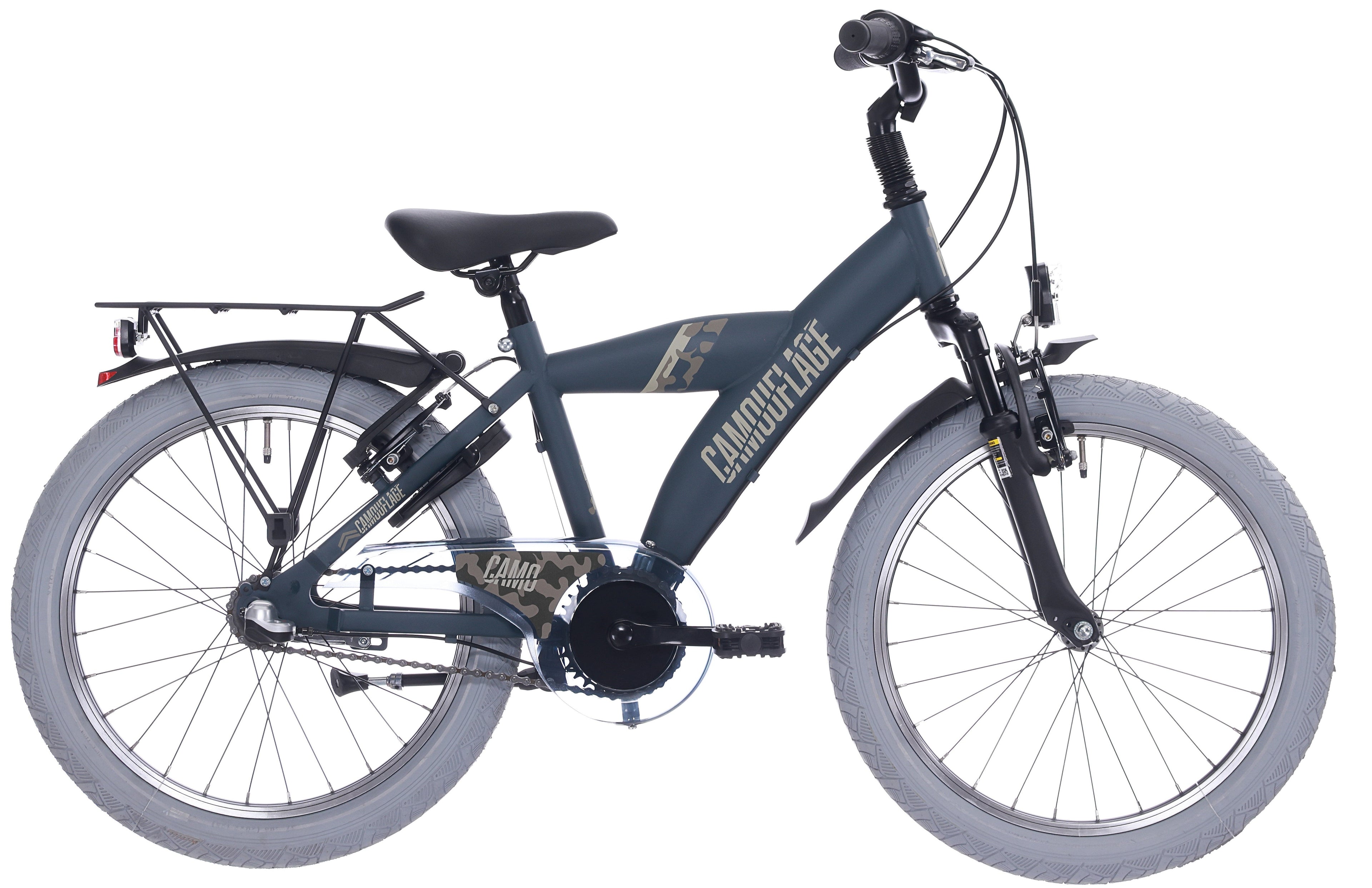 Bike fun kids fiets bikefun 20 3v camouflage jongens