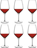 Luigi bormioli atelier rode wijnglas (ø9,1 cm) (set van 6)