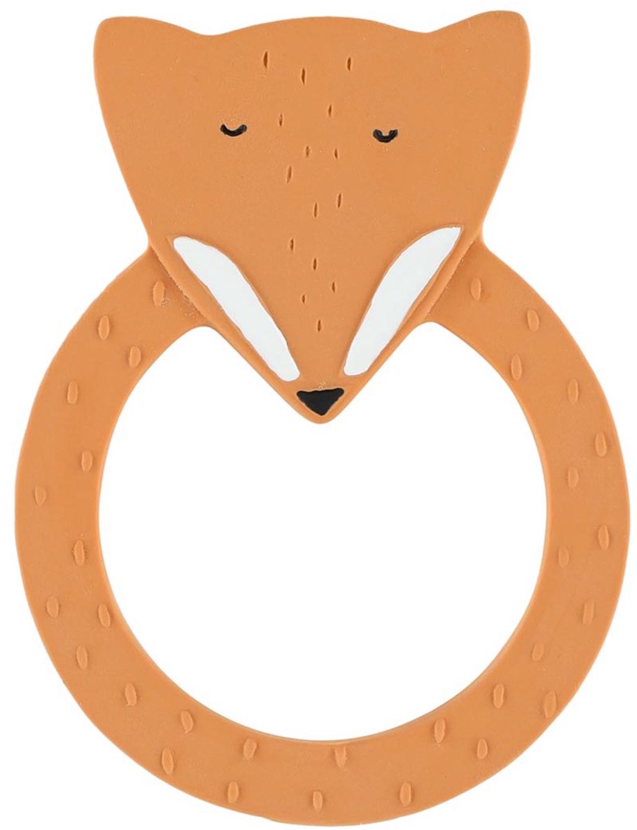 Trixie Beißring aus Naturkautschuk, rund - Herr Fuchs