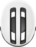 Abus fietshelm hud-y ace shiny white m - 54-58 cm - wit - geschikt voor gebruik op elektrische fietsen - stadsfietsen - 430 g