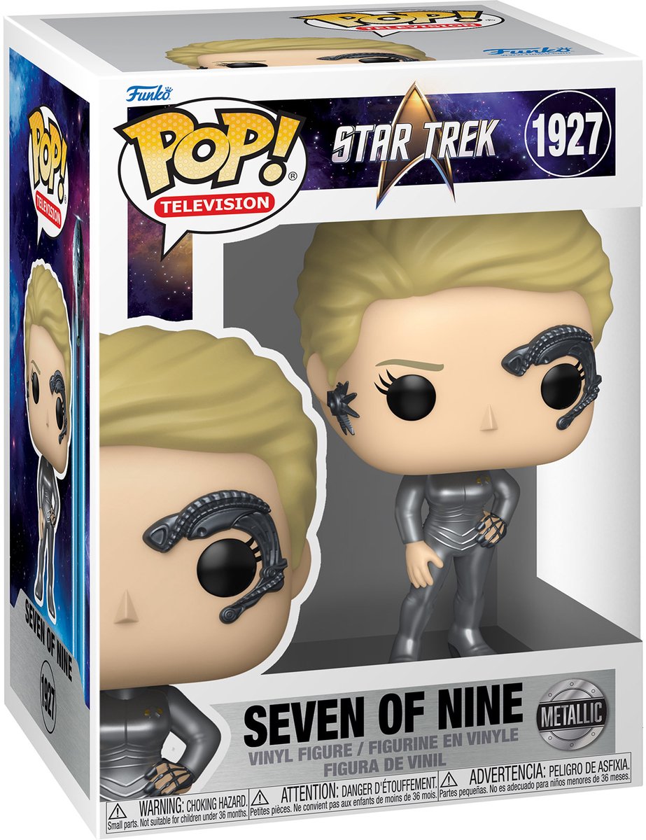 Funko pop! television: star trek - seven of nine (metallic) #1927
