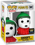 Funko peanuts snoopy in coat (chase edition mogelijk!) vinylfiguur unisex pop! - neutraal - standard