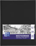Oxford schetsboek - a4 - 96 vel - 100g papier - harde kaft - zwart