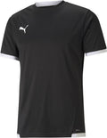 Puma teamliga jersey heren sportshirt - black- white
