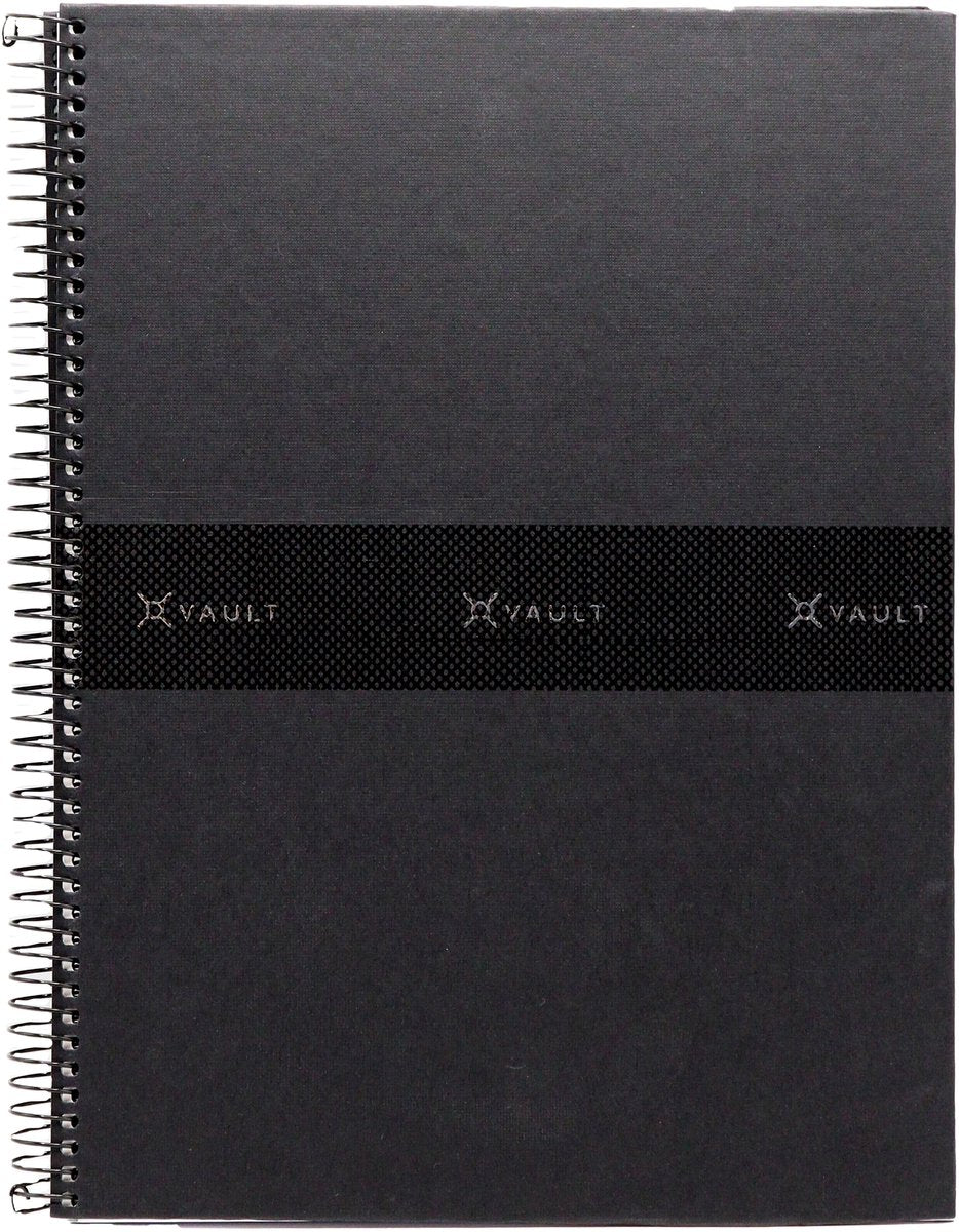 Kangaro ancor spiraalblok - vault - formaat a4 - hardcover - met lijn - 2 stuks - an-099607-a