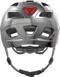 Abus fietshelm hyban 2.0 chrome silver l - 56-61 cm - zilver - geschikt voor gebruik op elektrische fietsen - stadsfietsen - 460 g