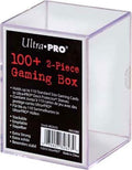 Ultra pro ultrapro 2-piece storage box for 100+ cards clear