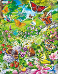 Selecta Larsen Puzzle Tiere - Schmetterlinge, 42 Teile.