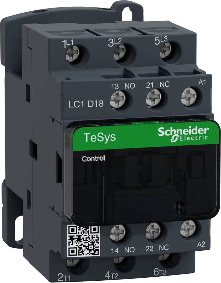 Schneider electric lc1d18p7 contactor 1x no, 1x nc 1 stuk(s)