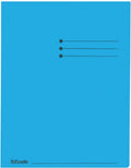 Esselte inlegmap folio 180gr blauw 100 stuks