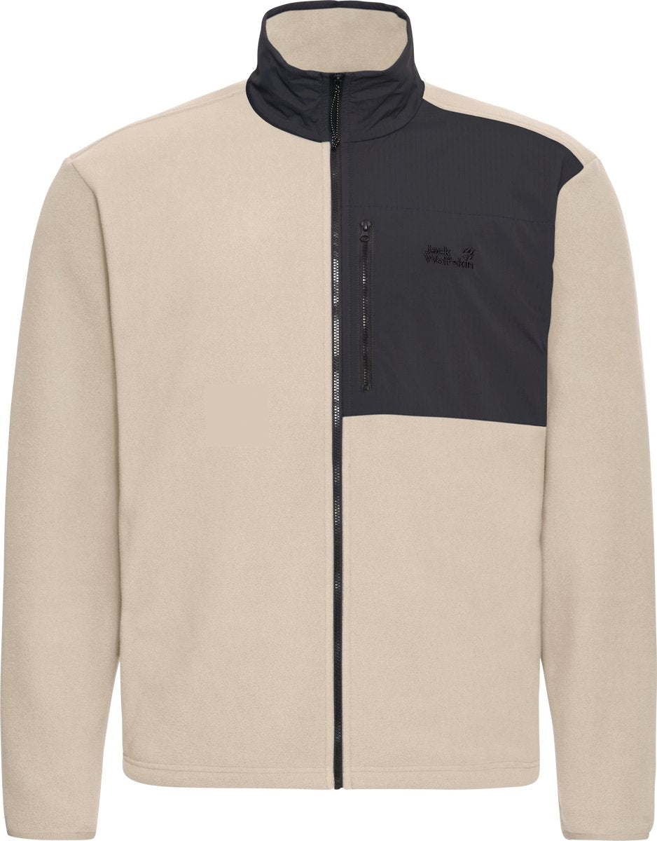 Jack wolfskin sumetro fz m heren outdoorjas-oyster l