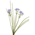 Roberts collection kunstgras met bloemen blauw 75cm