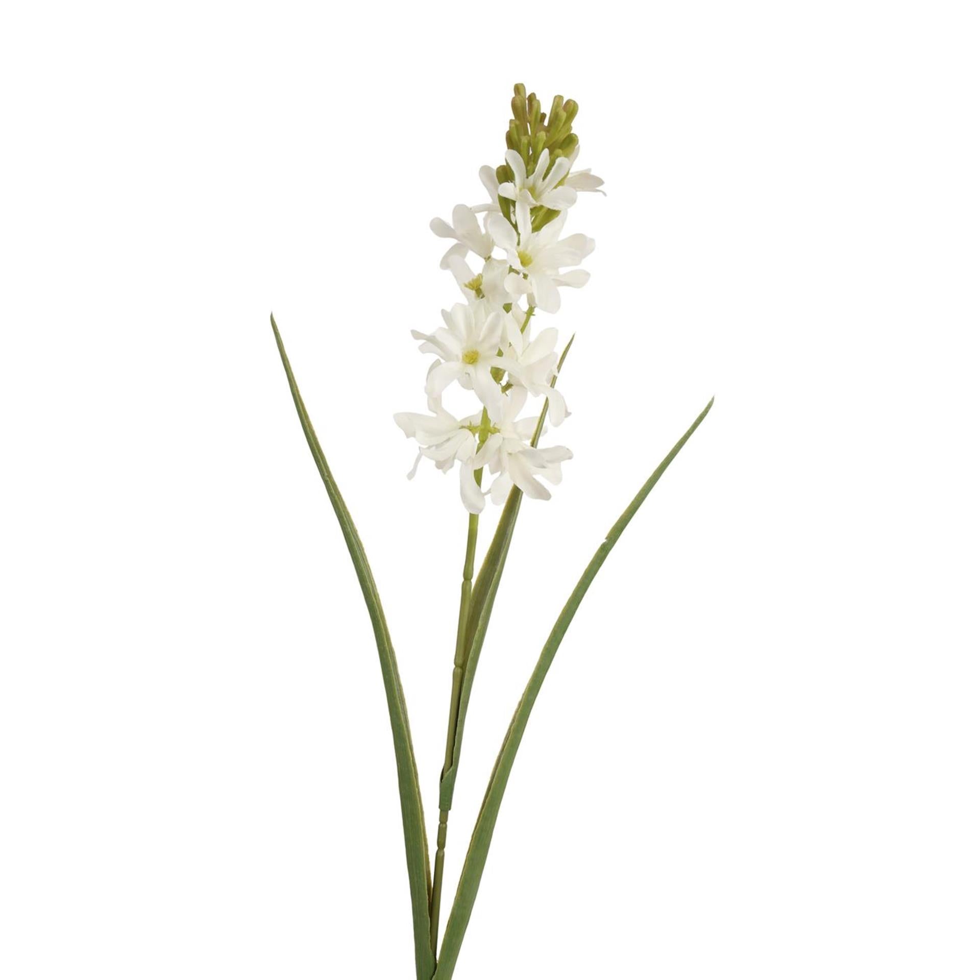 Roberts collection kunstbloem hyacint met gras crème 70cm
