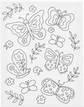 Leinwandbild von Creativ Company mit Schmetterlingsmotiv – 24 x 30 cm