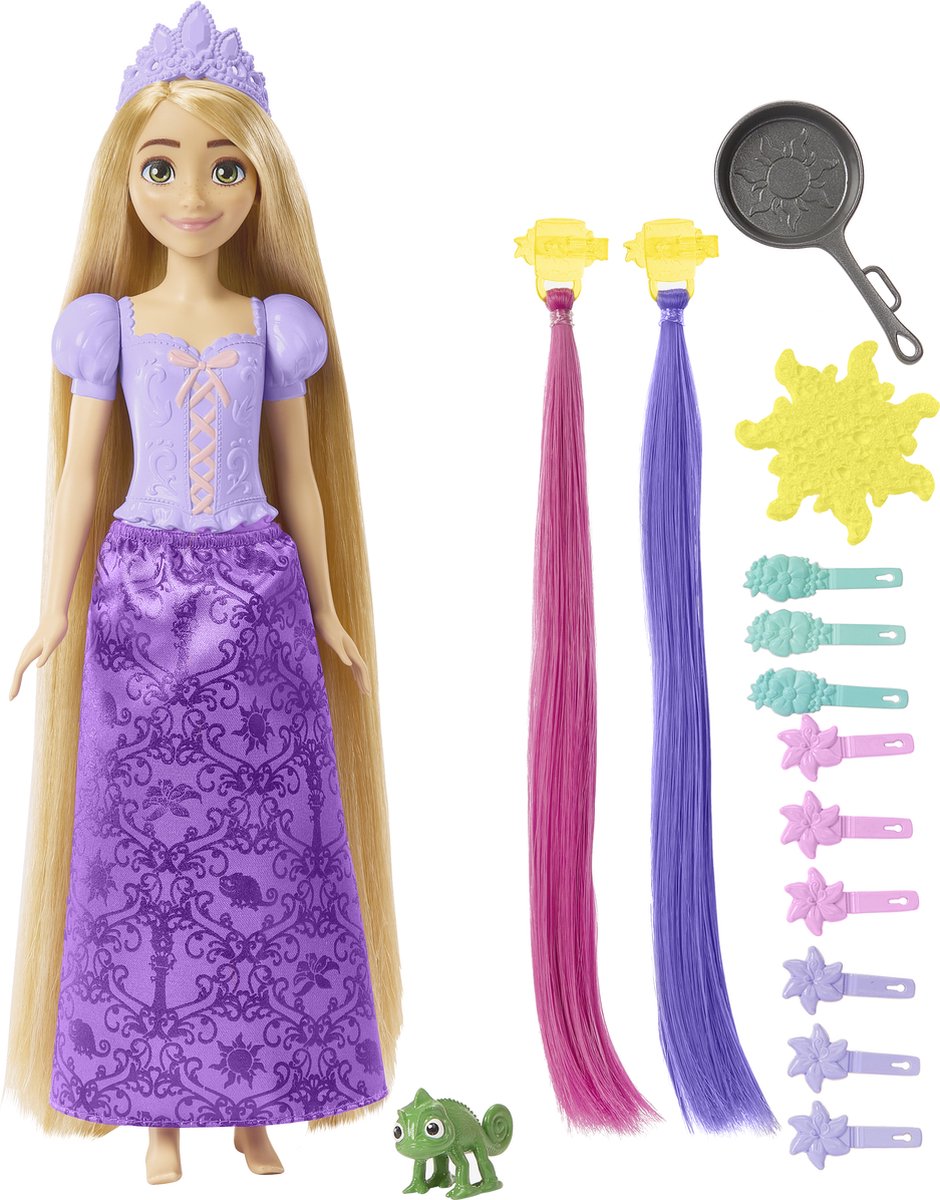 Disney-Prinzessin Rapunzel-Puppe mit Märchenhaar