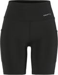 Craft essence short tights 3 w dames sportlegging - zwart
