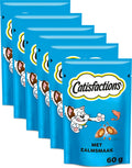 Catisfactions snacks - kattensnoepjes - zalm - 6 x 60g