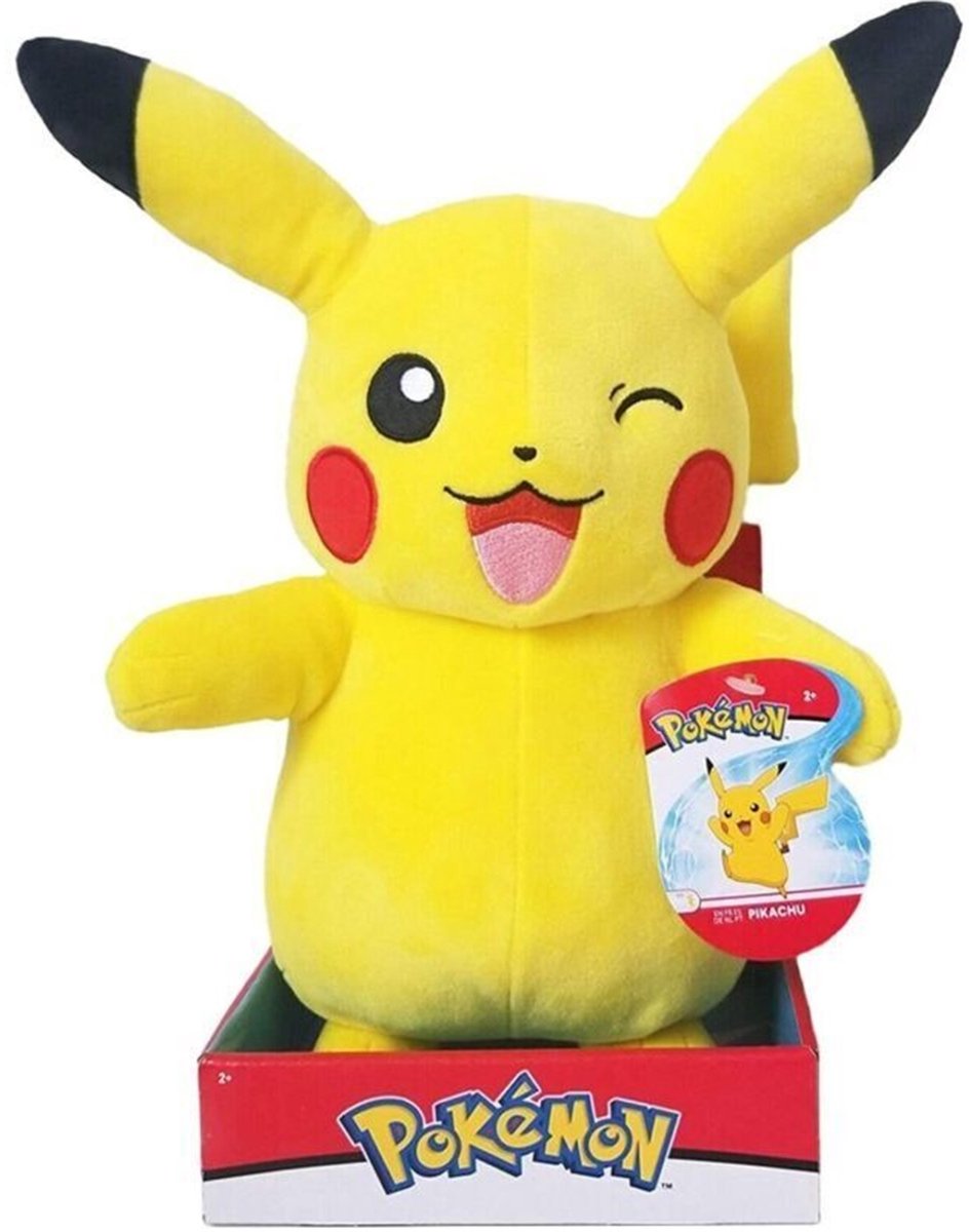 Jazwares Pokémon Plüschtier Pikachu 4, 30 cm