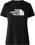 The north face w evolution half dome slim short sleeve dames outdoorshirt - tnf zwart