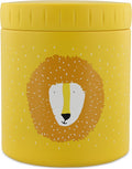 Trixie thermos container - mr. lion - thermo lunchpot voor kinderen - 500 ml - rvs lunchbox - geel