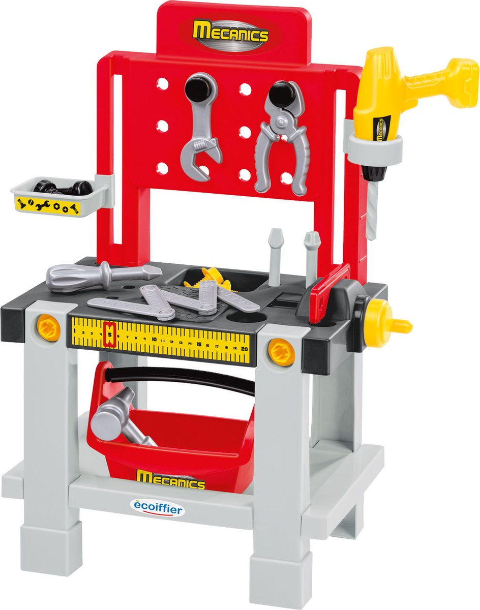 Ecoiffier Werkbank mit Werkzeugen