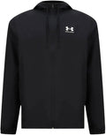 Under armour ua rival wvn windbreaker-blk heren sportjas - zwart - wit l