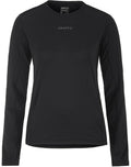 Craft adv essence ls tee 2 w dames sportshirt - zwart