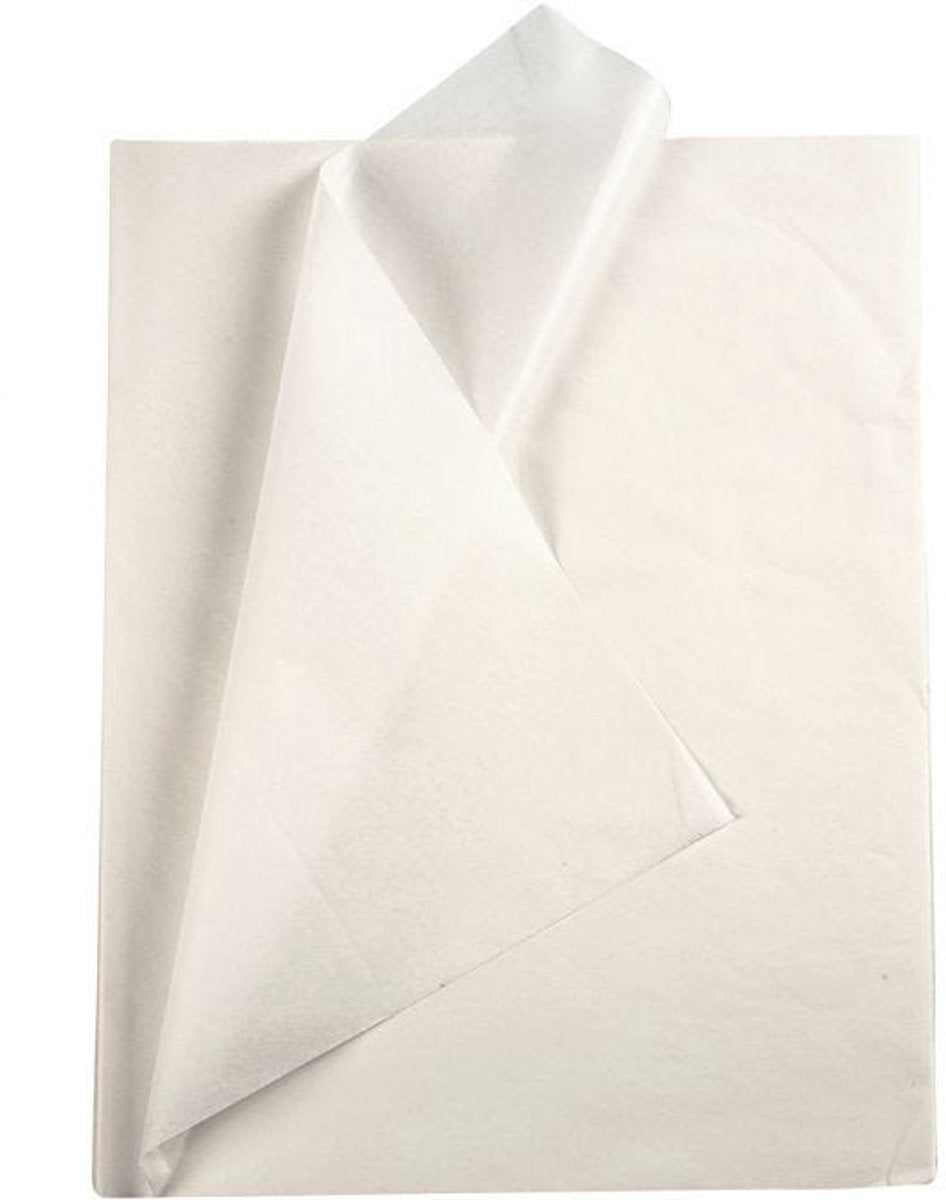 Creativ company creotime tissuepapier 50 x 70 cm papier wit 25 stuks