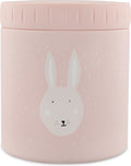 Trixie thermos container - mrs. rabbit - thermo lunchpot voor kinderen - 500 ml - rvs lunchbox - roze