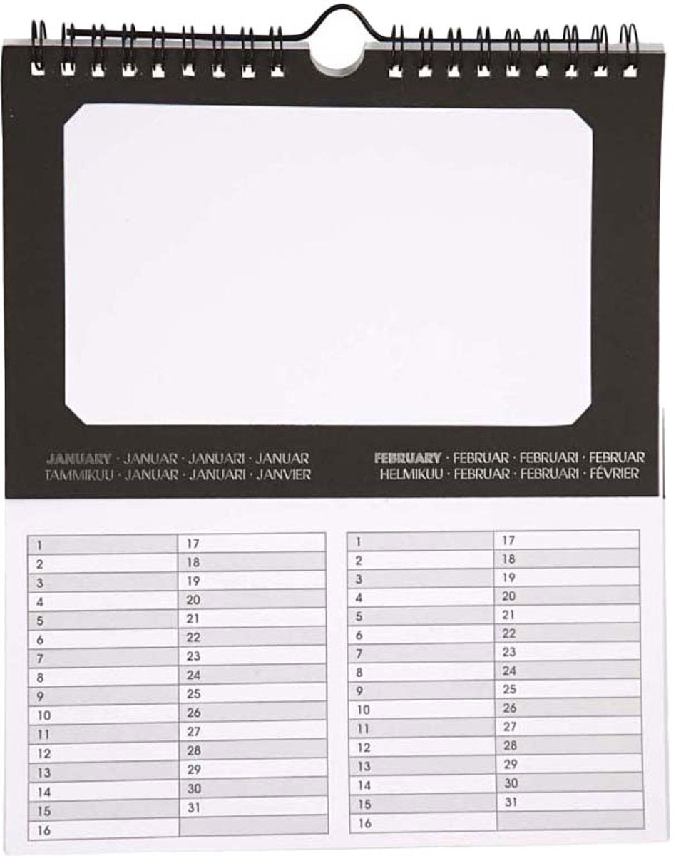 Bastel-Geburtstagskalender