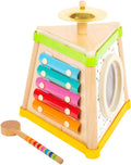 Small foot - houten muziek driekhoek met stippen
