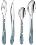 Amefa bestek bistro blauw metaal (24 pcs)