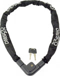 Dresco kettingslot 120 cm - zwart