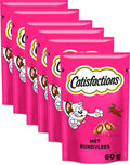 Catisfactions kattensnoepjes - snacks - rund - 6 zakjes van 60g