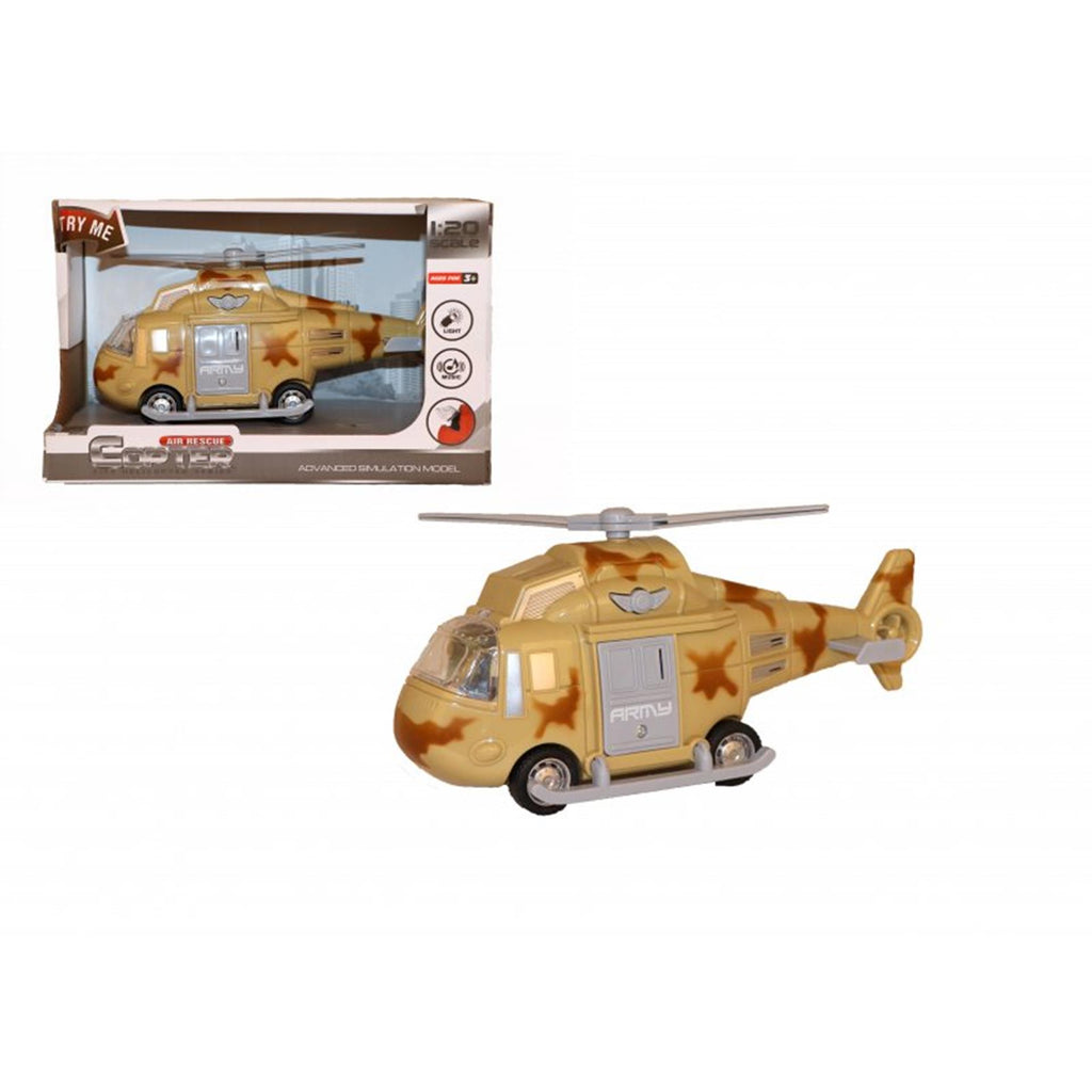 Helikopter frictie met licht en geluid 20cm