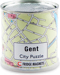 City puzzle gent - puzzel - magnetisch - 100 puzzelstukjes