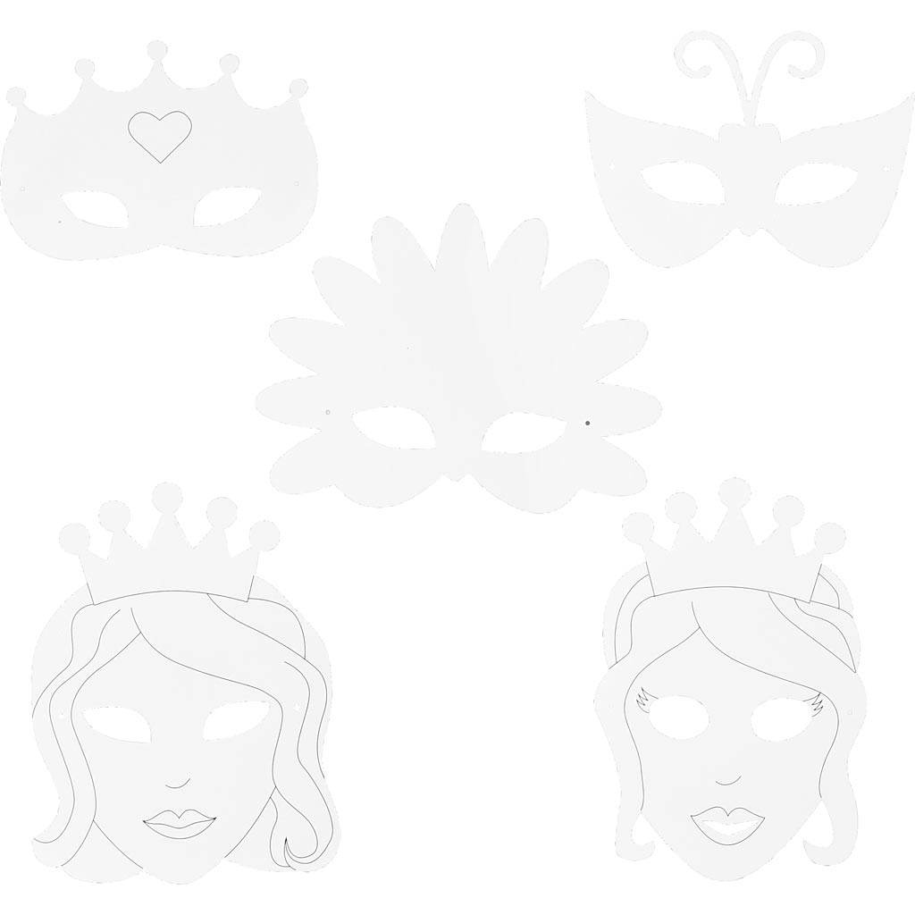 Creotime http: www.cchobby.nl sprookjesmaskers-h-13-5-25-cm-b-17-25-cm-230-gr-wit-16-stuk-1-doos