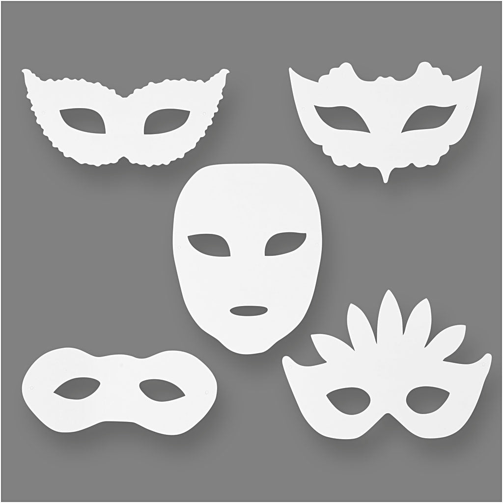 Https: www.cchobby.nl theatermaskers-h-8-5-19-cm-b-15-20-5-cm-230-gr-wit-16-stuk-1-doos